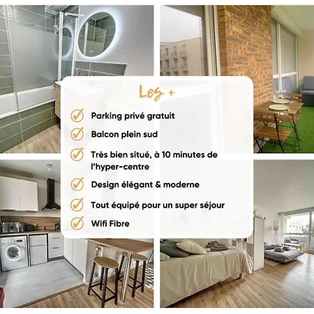 Le Beaumois - Centre - Parking Prive - Balcon Apartment